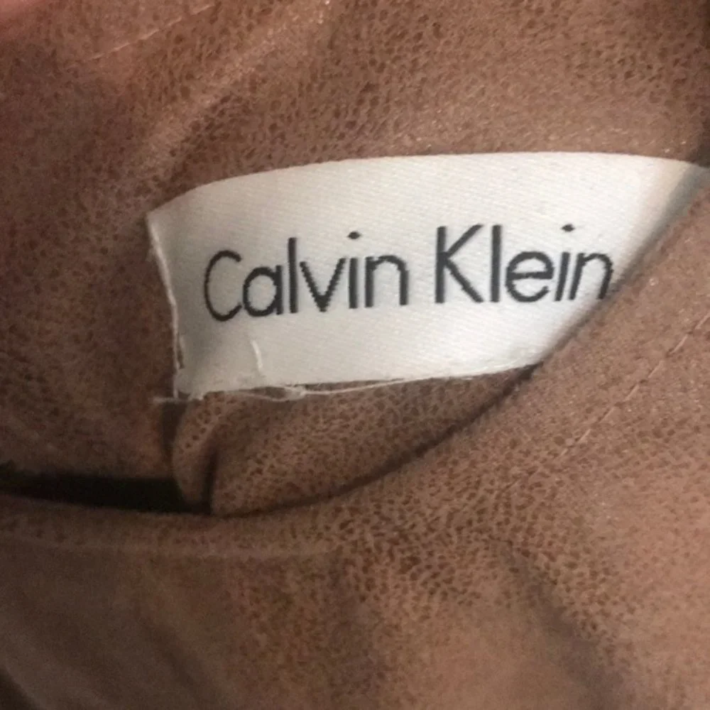 Calvin Klein Faux Suede Mini Dress Size Small